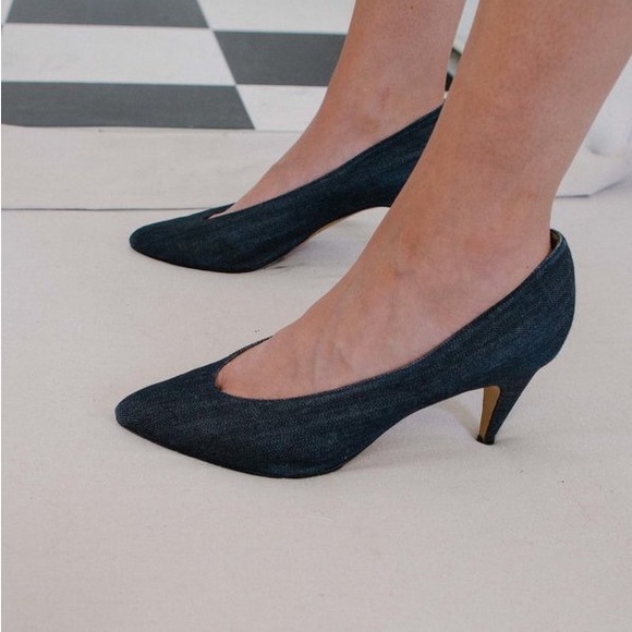 Isabel Marant Denim Pumps size FR 40 US 9 - Picture 1 of 6